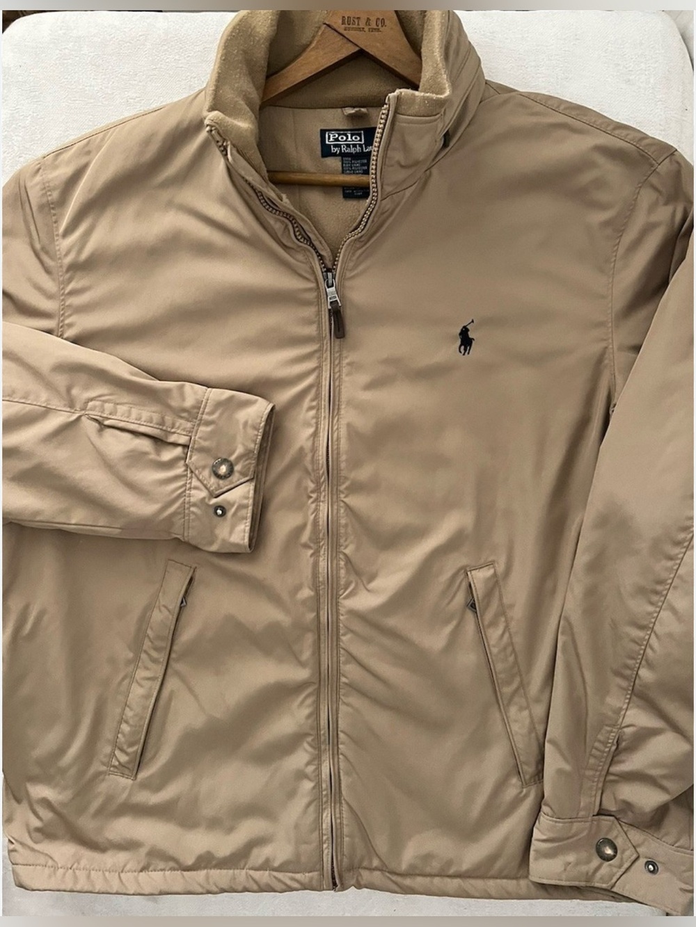 Polo by Ralph Lauren Men's Beige Windbreaker! XXL